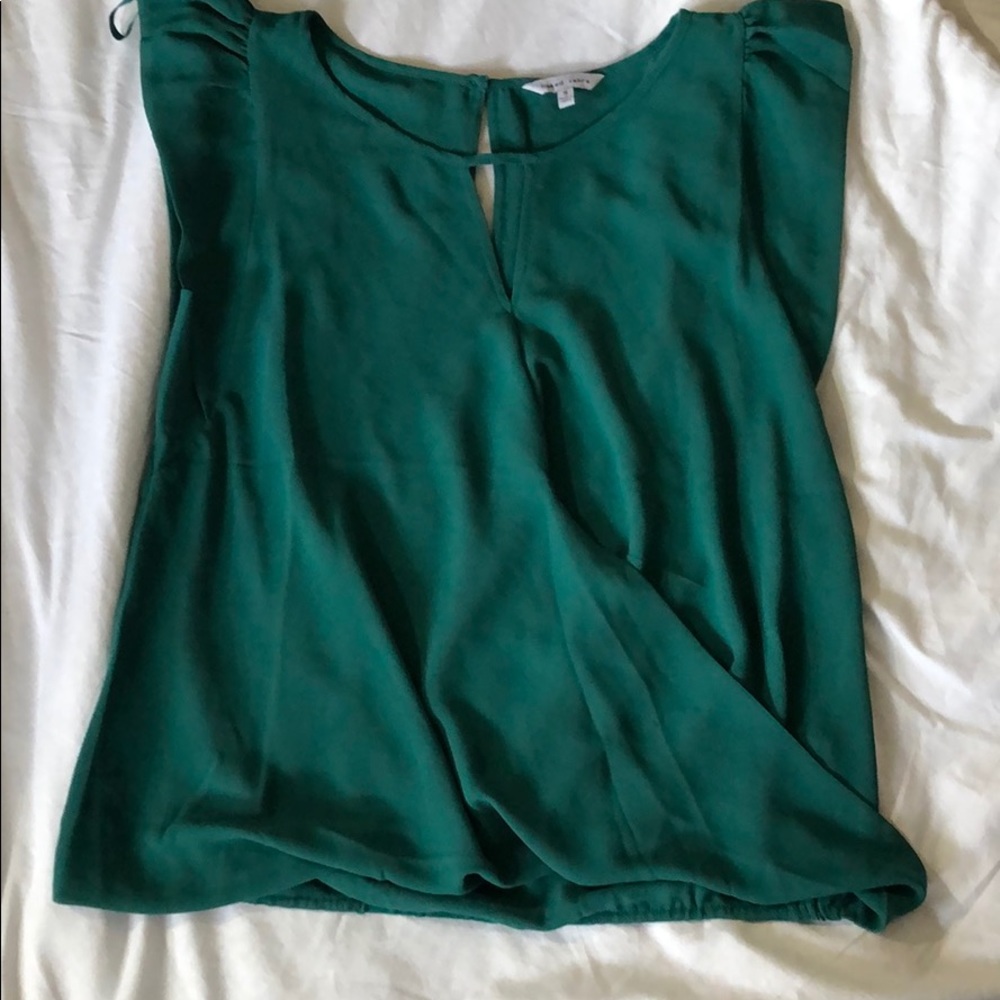Emerald green blouse